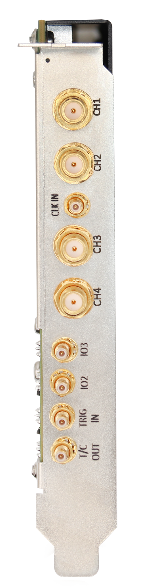 AD8374-1G14 PCIe acquisition and playback card, connector view