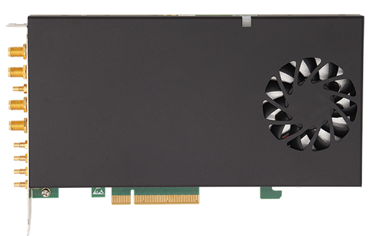 AD8374-1G14 PCIe acquisition and playback card, front view