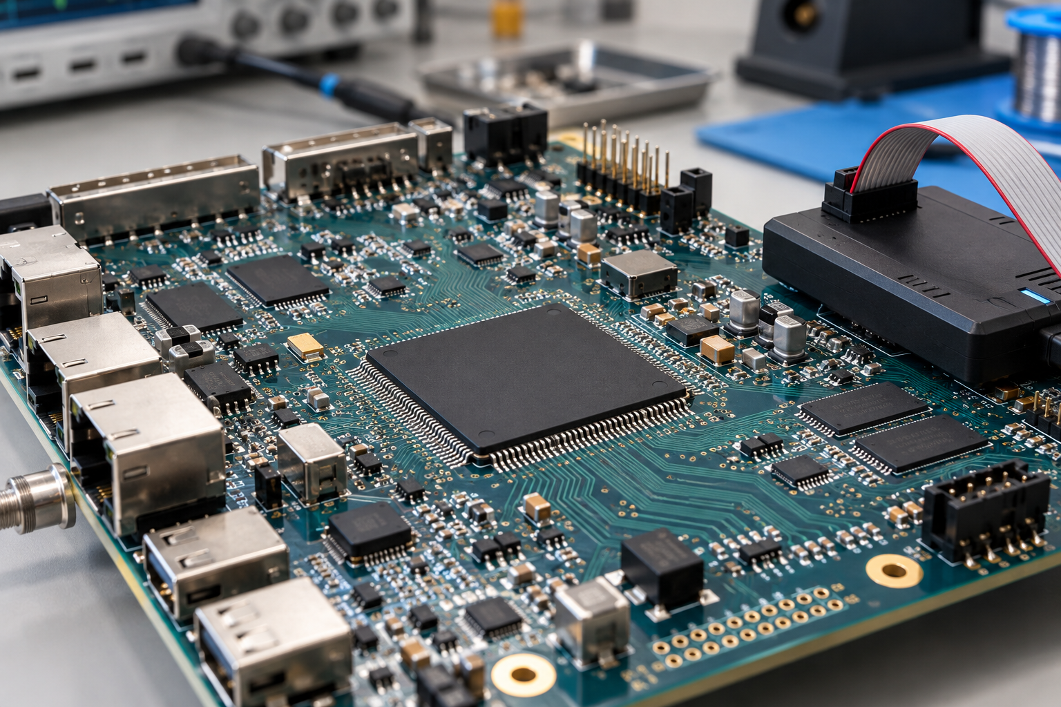 AI-generated FPGA and embedded development concept